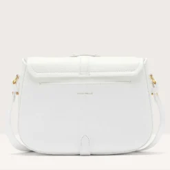 Borsa Donna a Tracolla COCCINELLE in Pelle Linea Magalù colore Brillant White