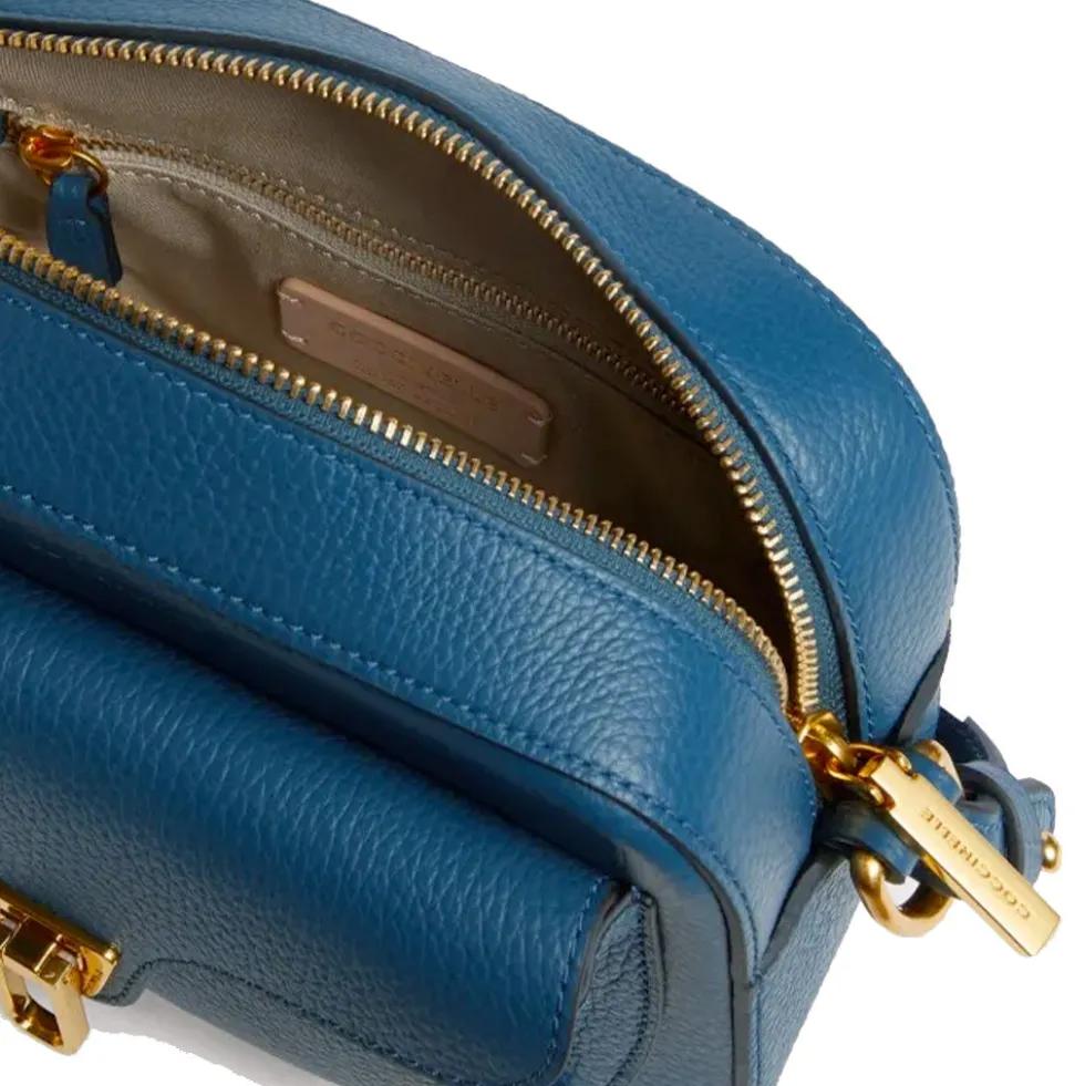 Borsa Donna a Tracolla COCCINELLE in Pelle Deep Blue linea Beat Soft Misura Small