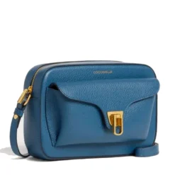Borsa Donna a Tracolla COCCINELLE in Pelle Deep Blue linea Beat Soft Misura Small