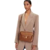 Borsa Donna a Tracolla COCCINELLE in Pelle Cognac linea Beat Soft Misura Large
