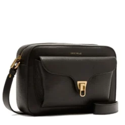 Borsa Donna a Tracolla COCCINELLE in Pelle Nera linea Beat Soft Misura Large