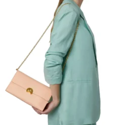 Borsa Donna a Tracolla COCCINELLE in Pelle linea Binxie Medium colore Sunrise
