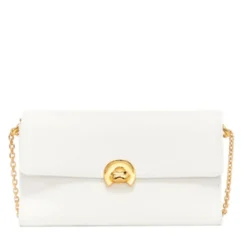 Borsa Donna a Tracolla COCCINELLE in Pelle linea Binxie Medium colore Brillant White