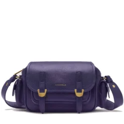 Borsa Donna a Tracolla COCCINELLE in Pelle Colore Royal Blue linea Campus Small
