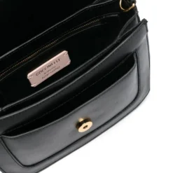 Borsa Donna a Tracolla COCCINELLE in Pelle linea C-Me Calf Cocker Small Colore Nero