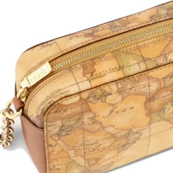 Borsa Donna a Tracolla con Catena 1A Classe Alviero Martini Linea Geo Classic E030
