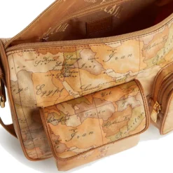 Borsa Donna a Tracolla con Tasche 1A Classe Alviero Martini linea Geo Soft colore Geo Classic S011