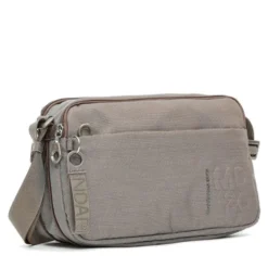 Borsa Donna a Tracolla Espandibile MANDARINA DUCK in Tessuto Linea MD20 Colore Taupe