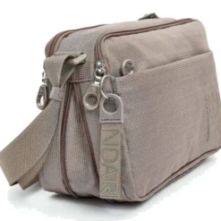 Borsa Donna a Tracolla Espandibile MANDARINA DUCK in Tessuto Linea MD20 Colore Taupe