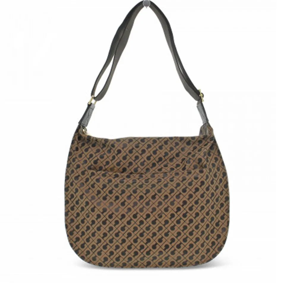 Borsa Donna a Tracolla GHERARDINI in Tessuto Softy Colore Toffee
