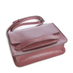 Borsa Donna a Tracolla Grande THE BRIDGE linea Lucrezia in Pelle Viola Orchidea