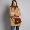 Borsa Donna a Tracolla Grande THE BRIDGE in Pelle Marrone linea Lucrezia