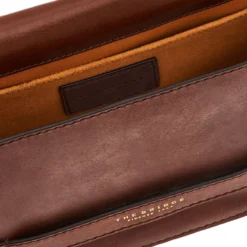 Borsa Donna a Tracolla Grande THE BRIDGE in Pelle Marrone linea Lucrezia