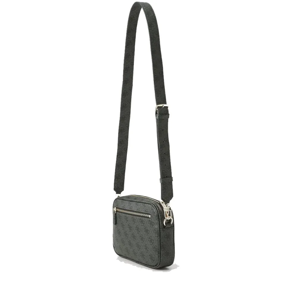 Borsa Donna a Tracolla GUESS Linea Meridian colore Coal Logo