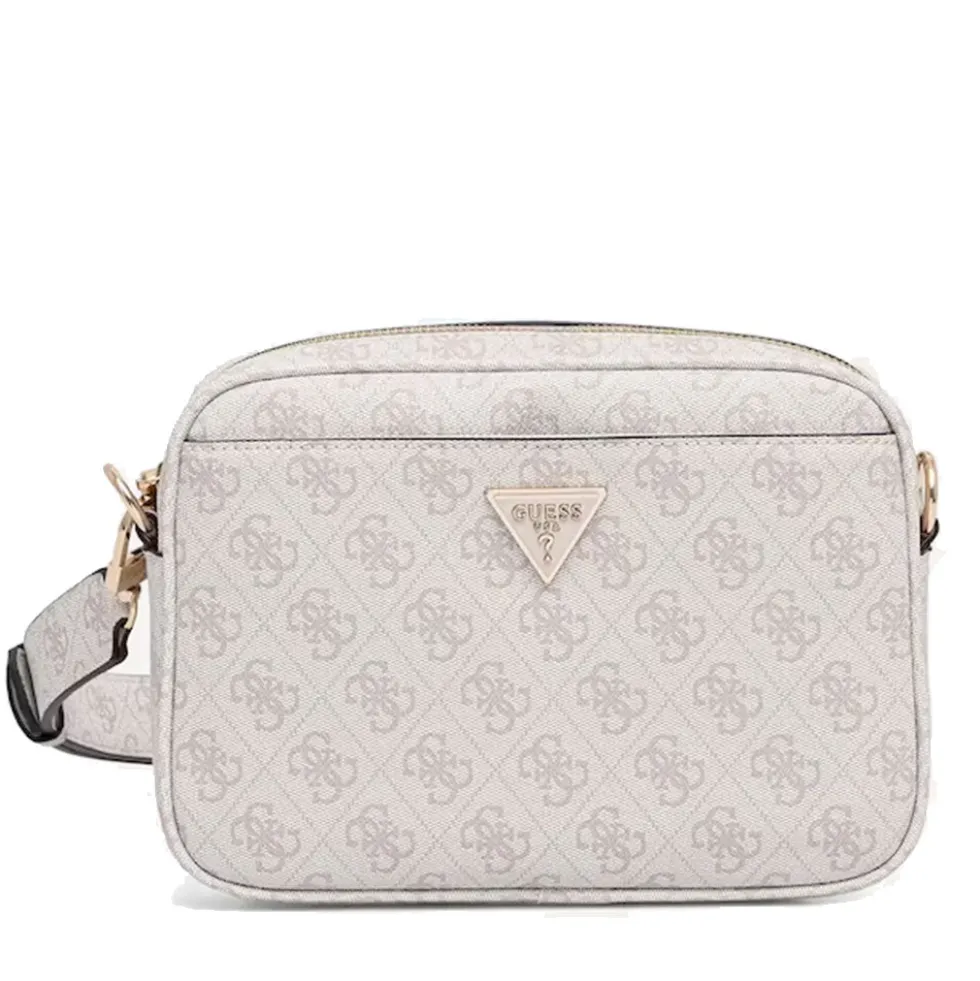 Borsa Donna a Tracolla GUESS Linea Meridian colore Bone Logo