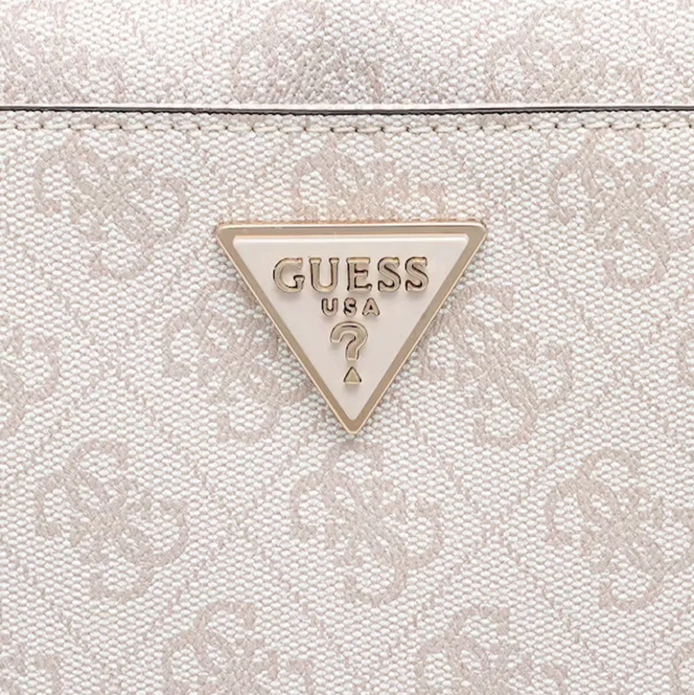 Borsa Donna a Tracolla GUESS Linea Meridian colore Bone Logo