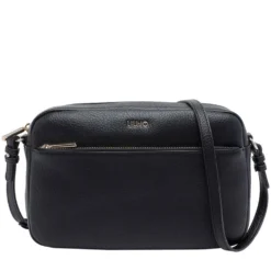 Borsa Donna a Tracolla LIU JO Better effetto Bottalato Nero