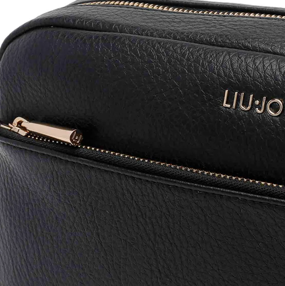 Borsa Donna a Tracolla LIU JO Better effetto Bottalato Nero