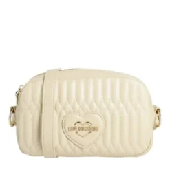 Borsa Donna a Tracolla LOVE MOSCHINO linea Bubby Love in Ecopelle color Burro