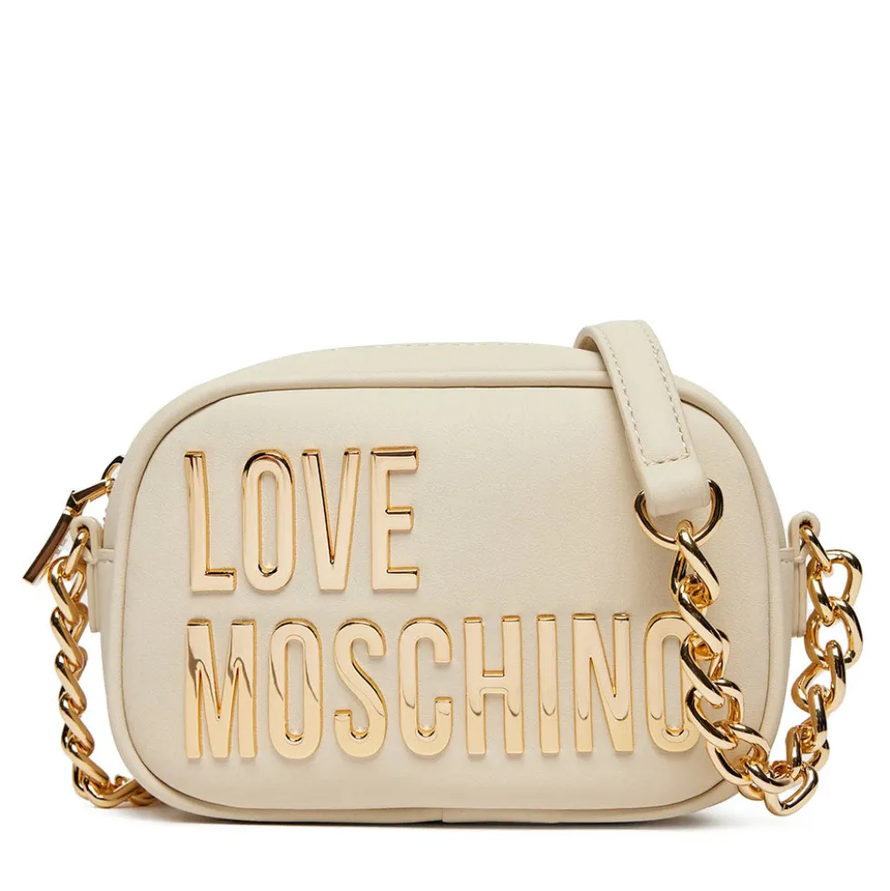 Borsa Donna a Tracolla LOVE MOSCHINO linea Bold Bag Avorio