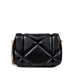 Borsa Donna a Tracolla LOVE MOSCHINO linea Embossed Trapuntata Nera