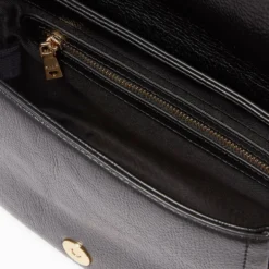 Borsa Donna a Tracolla LOVE MOSCHINO Nera con Placca Quadrata con Logo