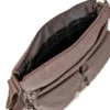 Borsa Donna a Tracolla MANDARINA DUCK Espandibile in Tessuto Linea MD20 Colore Taupe Misura Grande
