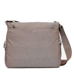 Borsa Donna a Tracolla MANDARINA DUCK Espandibile in Tessuto Linea MD20 Colore Taupe Misura Grande