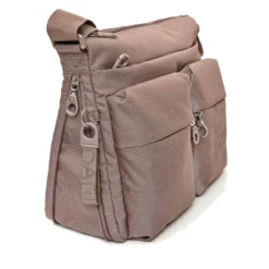 Borsa Donna a Tracolla MANDARINA DUCK Espandibile in Tessuto Linea MD20 Colore Taupe Misura Grande