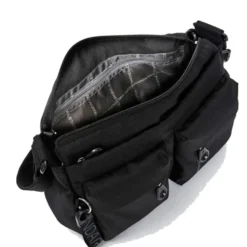 Borsa Donna a Tracolla MANDARINA DUCK in Tessuto Linea MD20 Colore Nero - P10QMTX5