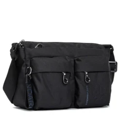Borsa Donna a Tracolla MANDARINA DUCK in Tessuto Linea MD20 Colore Nero - P10QMTX5