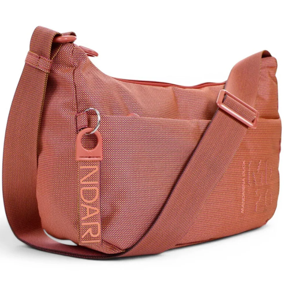 Borsa Donna a Tracolla MANDARINA DUCK in Tessuto colore Pecan Nut Linea MD20 - P10QMT30
