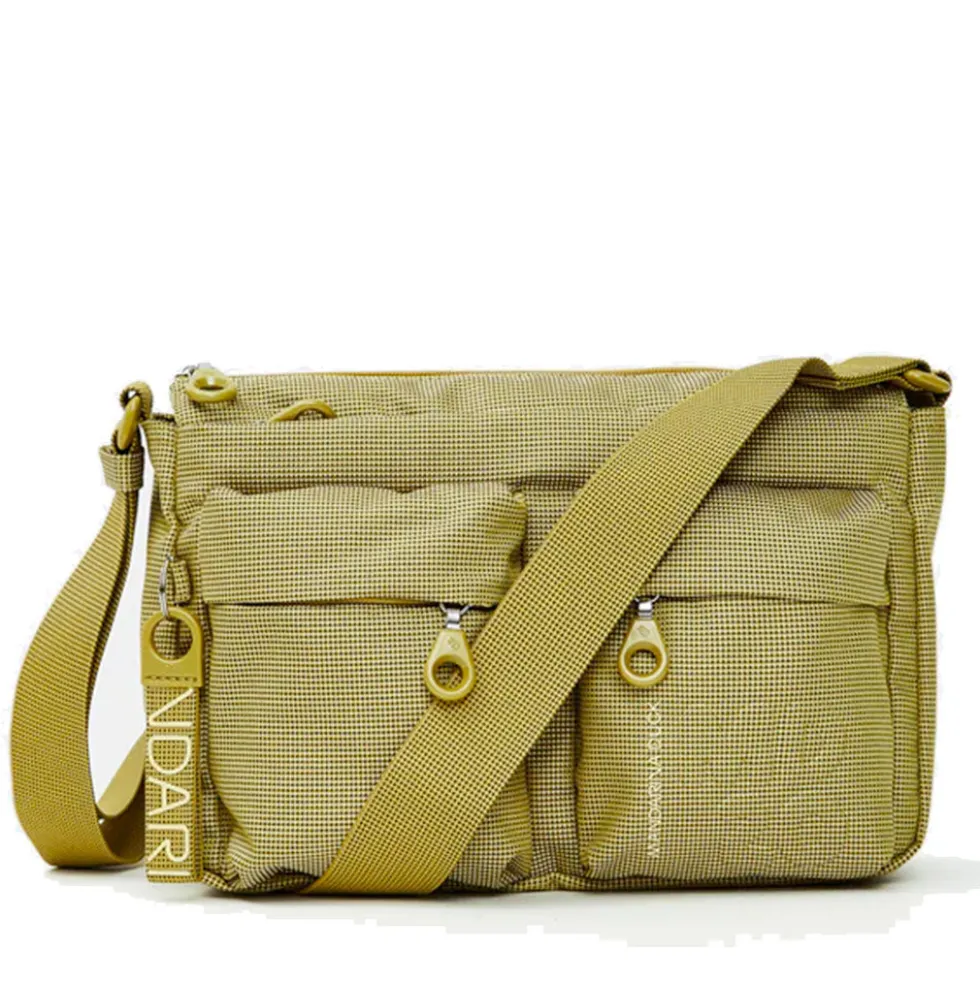 Borsa Donna a Tracolla MANDARINA DUCK in Tessuto Linea MD20 Colore Pistacchio - P10QMTX5