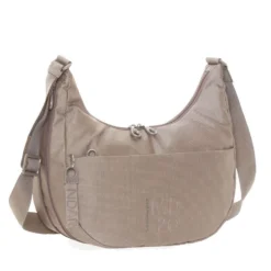 Borsa Donna a Tracolla Mandarina Duck in Tessuto colore Taupe Linea MD20 - P10QMT27
