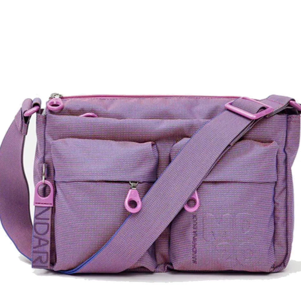 Borsa Donna a Tracolla MANDARINA DUCK in Tessuto Linea MD20 Colore Sushi Flower - P10QMTX5