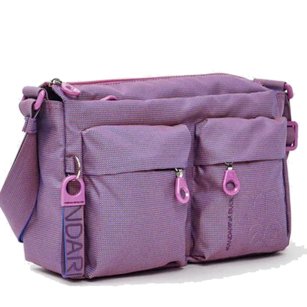 Borsa Donna a Tracolla MANDARINA DUCK in Tessuto Linea MD20 Colore Sushi Flower - P10QMTX5