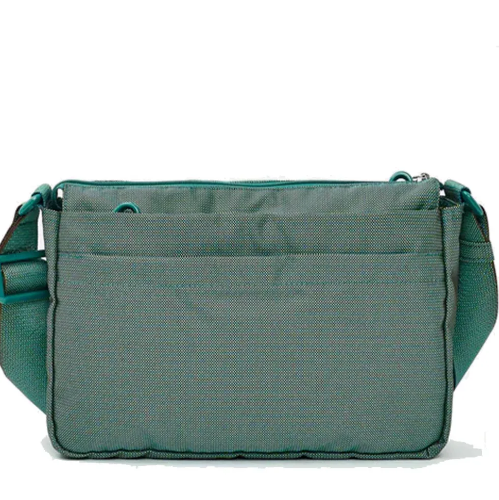 Borsa Donna a Tracolla MANDARINA DUCK in Tessuto Linea MD20 Colore Emerald - P10QMTX5