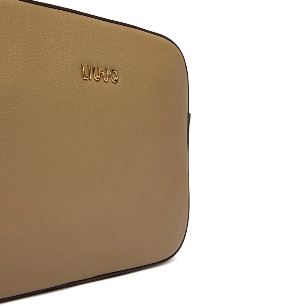 Borsa Donna a Tracolla Media LIU JO Better effetto Bottalato color Fango