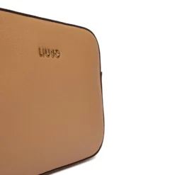 Borsa Donna a Tracolla Media LIU JO Better effetto Bottalato color Cammello