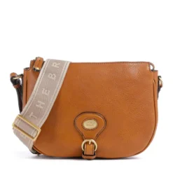 Borsa Donna a Tracolla Media THE BRIDGE linea Isadora in Pelle Cognac