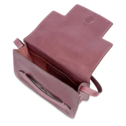 Borsa Donna a Tracolla Media THE BRIDGE linea Lucrezia in Pelle Viola Orchidea