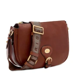 Borsa Donna a Tracolla Media THE BRIDGE linea Isadora in Pelle Marrone