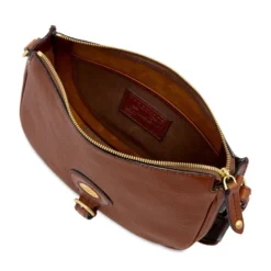 Borsa Donna a Tracolla Media THE BRIDGE linea Isadora in Pelle Marrone