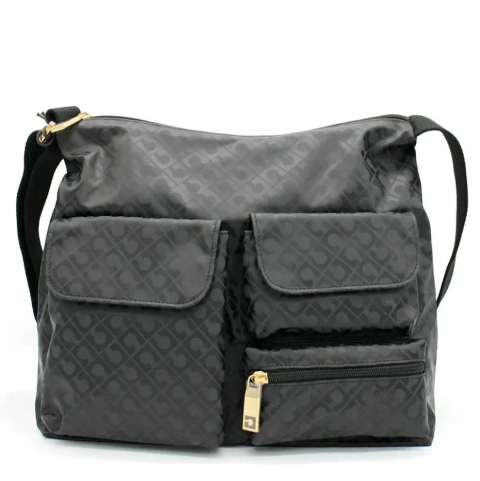 Borsa Donna a Tracolla Multitasche GHERARDINI in Tessuto Softy Colore Excalibur