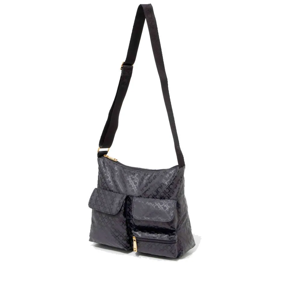 Borsa Donna a Tracolla Multitasche GHERARDINI in Tessuto Softy Colore Excalibur