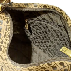 Borsa Donna a Tracolla Multitasche GHERARDINI in Tessuto Softy Colore Toffee