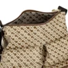 Borsa Donna a Tracolla Multitasche GHERARDINI in Tessuto Softy Colore Tabacco - Burro