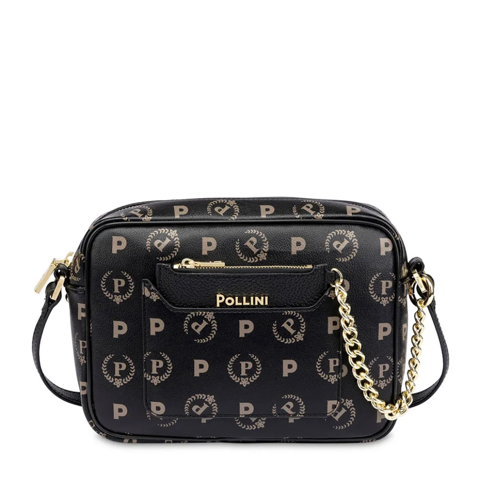 Borsa Donna a Tracolla POLLINI linea Heritage Heritage Re-Edition Nero