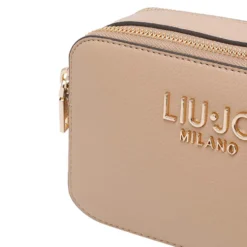 Borsa Donna a Tracolla Small LIU JO Better stampa Bottalata Dark Cipria