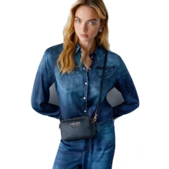 Borsa Donna a Tracolla Small LIU JO Better stampa Bottalata Nera